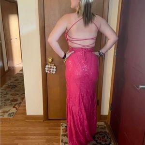 Hot pink Prom/Hoco dress